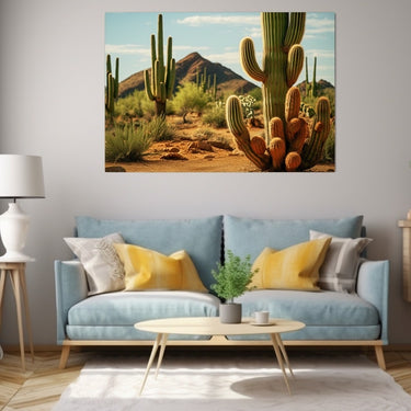 Desert Cactus Painting